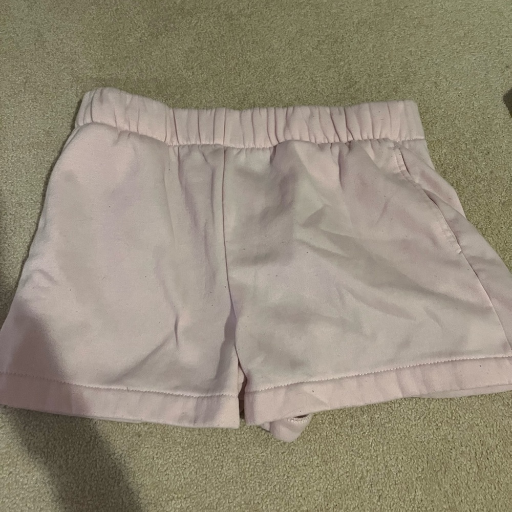 cute pink sweat shorts!